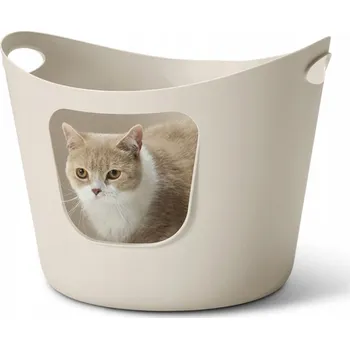 Toaleta pro kočku Savic otevřená kočičí toaleta 48,5 cm x 48,5 cm x 39 cm