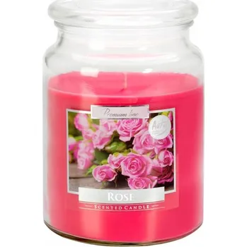 Svíčka Parafínová vonná svíčka Růže Aura 1 ks