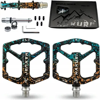 Pedál na kolo Platformové pedály HAKURI vícebarevné