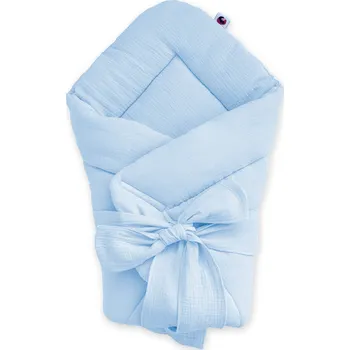 Zavinovačka Rożek Muślinowy Niemowlęcy Becik Otulacz s Mašlí a Výplní - Různé Vzory