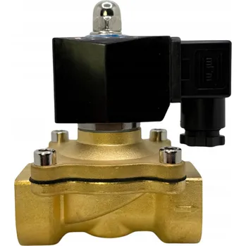 Ventil Membránový elektromagnetický ventil 2/2 1" NC s cívkou DC 24V vzduch voda uzavřený