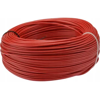 elektrický kabel Elektrický ohebný kabel 1žilový 1,5 mm² červený 100 m Bitner