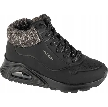 Dámská obuv Dětské kotníkové boty Skechers Uno Gen1 - Darling Daze 310566L-BLK vel. 35