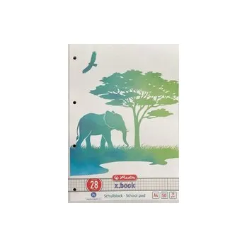 Blok Poznámkový blok A4/50 listů, čtvereček, GREENline Slon