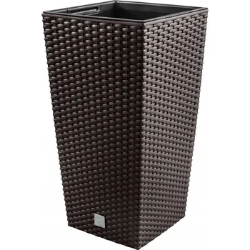 Květináč Vysoký ratanový květináč DRTS325 49l + vnitřní vložka