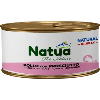 Krmivo pro kočku Natua Kuře se šunkou v aspiku 85g
