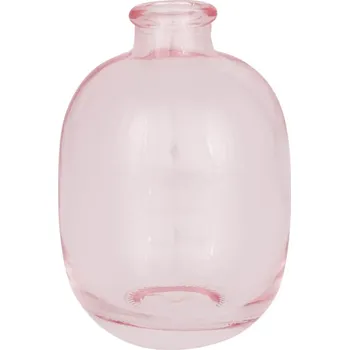 Váza GREEN GATE Skleněná vázička Oval Pale Pink