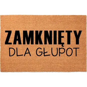 Rohožka KOKOSOVÁ VSTUPNÍ ROHOŽKA 40X60 KE DVEŘÍM - ZAVŘENO PRO BLBOSTI