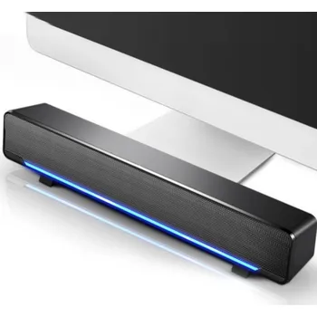 POČÍTAČOVÉ REPRODUKTORY STEREO USB MINI JACK 3,5 MM ČERNÉ