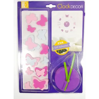 Hodiny Papírové indexové záložky AMA nástěnné hodiny k sestavení z dílků