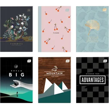 Sešit Sešit A4 s mřížkou Interdruk, 60 listů, měkká obálka, vícebarevný