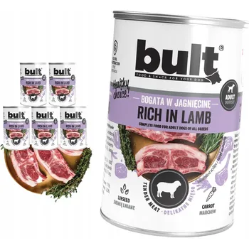 Krmivo pro psa VLHKÉ KRMIVO PRO PSA BULT PLECHOVKA BOHATÁ NA JEHNĚČÍ MASO 6 x 400 g