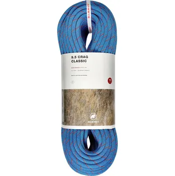 Lano Dynamické lano Mammut 9.5 CRAG CLASSIC ROPE 70M MODRÉ-BÍLÉ