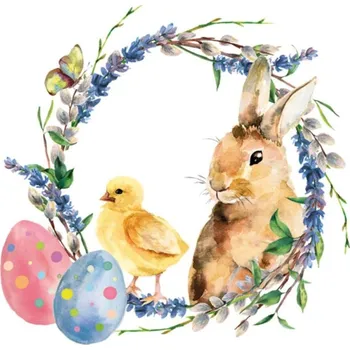 Papírový ubrousek Ubrousky velikonoční SDWL 0108 01