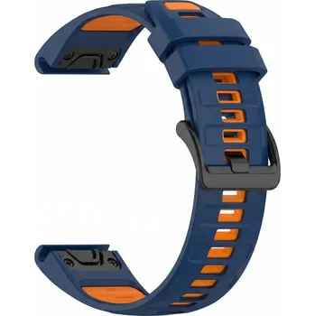 Řemínek na hodinky Řemínek Best Accessories 22mm modrý pro Garmin