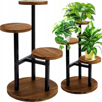 Stojan na květiny Držák Na Květináč Renew Force 54 cm, kov