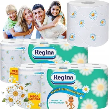 Toaletní papíry Vlhčený toaletní papír Regina 32 ks