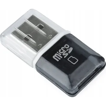 Čtečka paměťových karet Čtečka paměťových karet microSD univerzální USB 2.0 černá