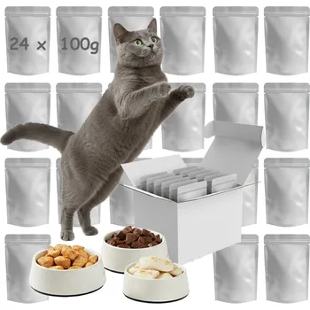Krmivo pro kočku MOKRÉ KRMIVO KRMIVO PRO KOČKY V KAPSÁCH 2,4KG MIX PŘÍČESEK, JÁTRA, KUŘE 24x100g