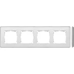 Čtyřnásobný Rámeček Kontakt-simon bílý