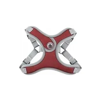 Postroj pro psa Postroj pro psa velikosti M, nastavitelný, netlačí, tréninkový, síťovaný, červený