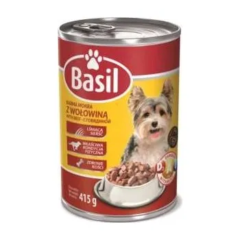 Krmivo pro psa KRMIVO BASIL PRO PSA S HOVĚZÍM MASEM 415G