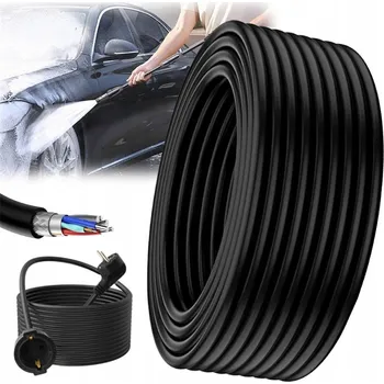 Napájecí kabel Prodlužovací Kabel zahradní Bedee 20 m 1 ks zásuvka černý