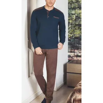 Pánské pyžamo NOTTINGHAMSKÉ PÁNSKÉ PYŽAMO PG38874 tmavě šedá L