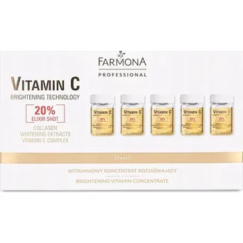 Pleťové sérum Farmona VITAMIN C Rozjasňující vitamínový koncentrát 5x5ml