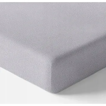 Prostěradlo FROTÉ PROSTĚRADLO 140X70 SVĚTLE ŠEDÉ 16