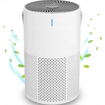 Čistička vzduchu MINI ČISTIČKA VZDUCHU HEPA TICHÁ S ČASOVAČEM DO KANCELÁŘE NEBO DOMÁCNOSTI BÍLÁ