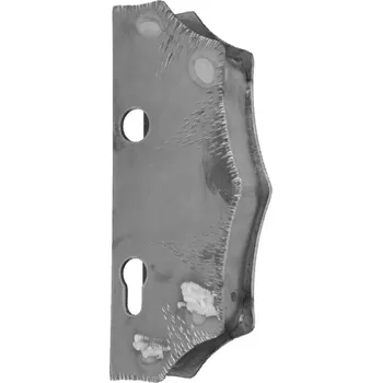 Zábradlí kazetová sestava pro branku KZK41V - 230 x 93 x 40 mm, rozteč 90 mm, otvor pro kliku ø 20 mm, zdobená