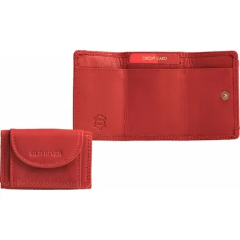 Peněženka Malá kožená peněženka MW-103 červená