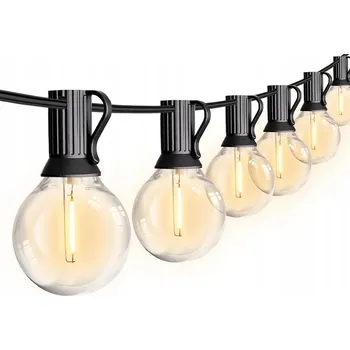Venkovní osvětlení 30 LED SVĚTELNÝ ŘETĚZ ZAHRADNÍ BALKONOVÝ 30m PRO ZAHRADU VENKOVNÍ