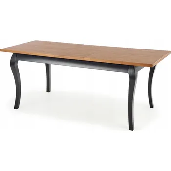 Jídelní stůl Obdélníkový rozkládací stůl Halmar 160 x 90 x 76 cm černý