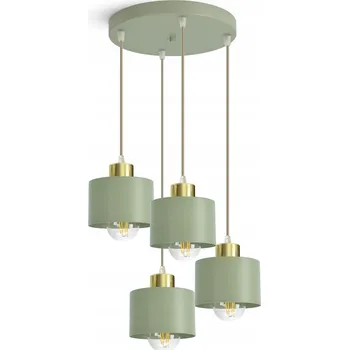 Závěsné stropní svítidlo šalvěj zlatá 486-EZ4 LED moderní nad stůl