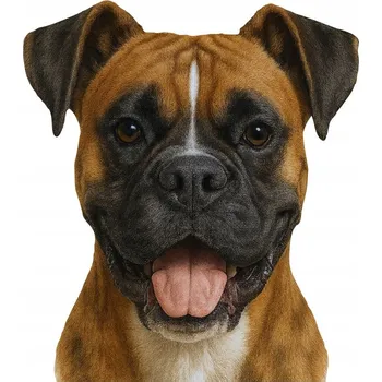 Samolepicí dekorace na vozidlo NÁLEPKA na Auto | BOXER PES na OKNO pro MILOVNÍKY PSŮ VODĚODOLNÁ