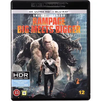 Blu-ray film Rampage: Dzika furia Blu-ray 4K disk