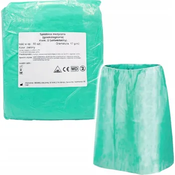 Dámská sukně Sukně gynekologická sukně lékařská zelená univerzální 1 ks