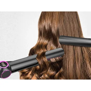 Žehlička na vlasy Vlnová žehlička na vlasy na vlasy keramická kulma 2v1 LCD 230V