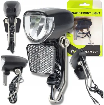 Cyklosvítilna Přední světlo na kolo s dynamem 25 LUX / 85 lm, 6V 2,4W-3W