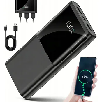 Powerbanka MOBILNÍ POWERBANKA 20000MAH RYCHLÉ NABÍJENÍ QC 3.0 USB LED