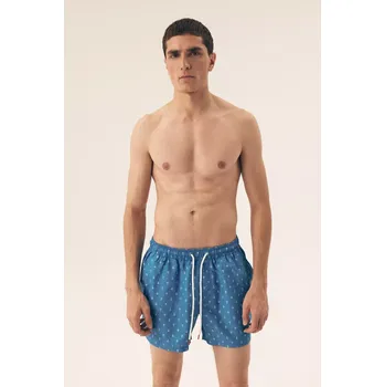 Pánské plavky PÁNSKÉ PLAVECKÉ ŠORTKY ROOK 42615 SS25 Modrá XL