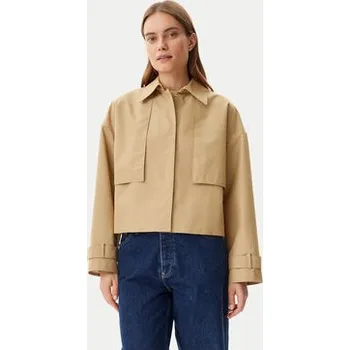 Calvin Klein Bunda pro přechodné období K20K208379 Béžová Relaxed Fit 36