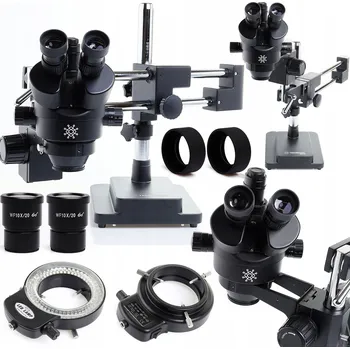 Mikroskop Optický mikroskop Techrebal 10HW BLACK 45x