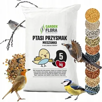 Krmivo pro ptáka KRMIVO PRO ZIMUJÍCÍ PTÁKY SMĚS PTAČÍCH PAMLSEK KRMIVO na ZIMU 5 kg