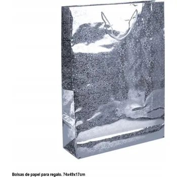 Dárková taška Ouda Party - Velká stříbrná dárková taška