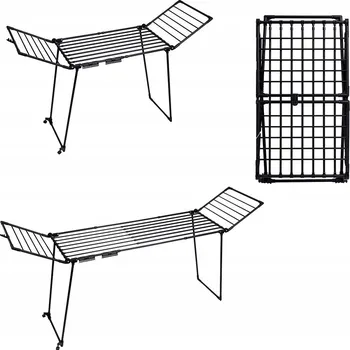 Sušák na prádlo Teleskopický sušák na prádlo Sepio černý 27 m 20 kg 116 cm