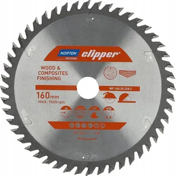 Vrták Kotouč na dřevo a kompozity Norton 160/20/48T Gd