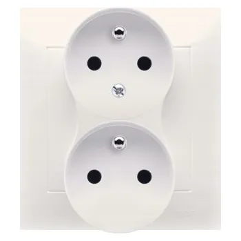 Elektrická zásuvka Elektrická Zásuvka zásuvka Kontakt-simon béžová